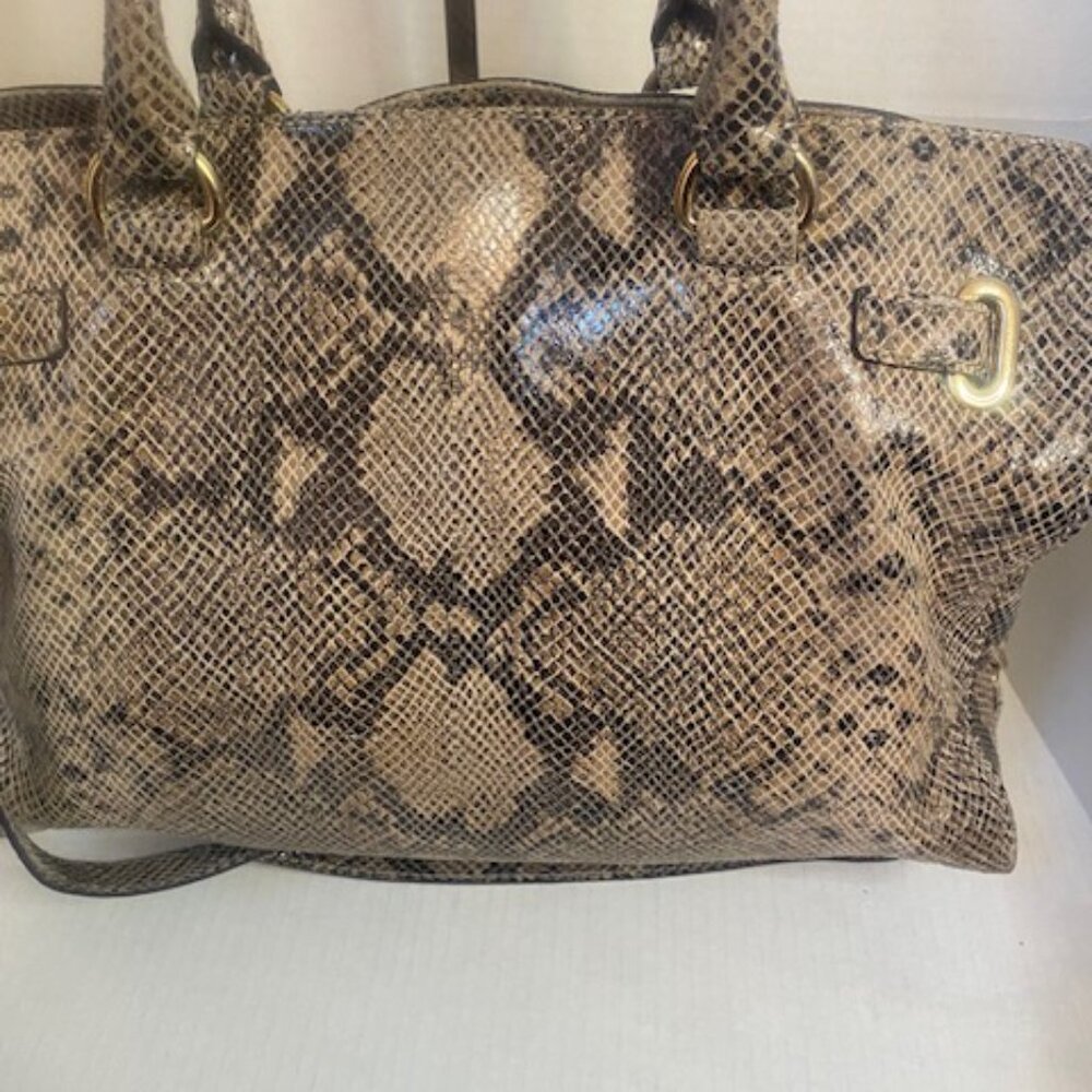 Michael Kors Michael Kors Hamilton Python-Embosse… - image 4